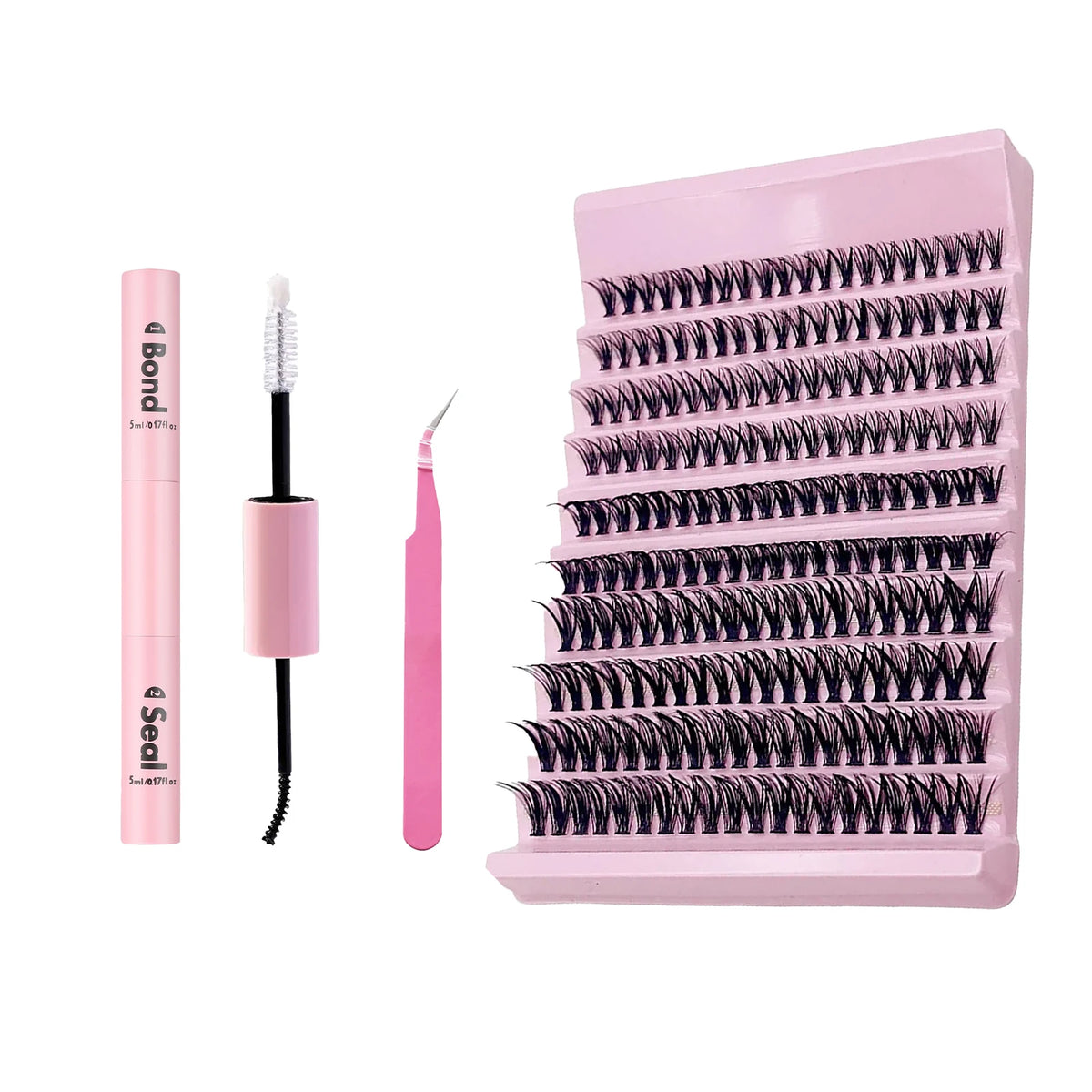 Lash Glue And Seal 10ml Individual Lashes Glue And Seal Super Strong Hold Lash Extension And Lash Glue Remover 5ml Tweezers Kit