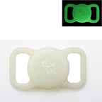 Airtag Dog Collar Holder, [1 Pack] Airtag Holder, Silicone Full Body Covered Protective Air Tag for Pet - Fits All Width