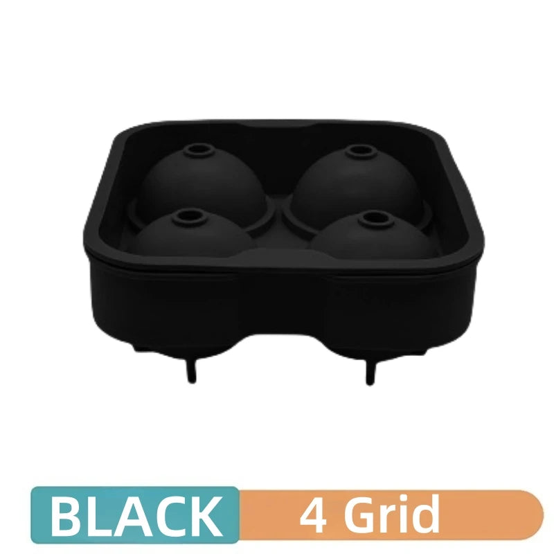 4/6/8/15Grids Silicone Ice Cube Molds Spherical Ice Molds Reusable Whiskey Ice Cube Molds Cocktail Freezer DIY Homemade Barware