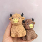 NEEDOH Mountain-Cow Squeeze Squishy Toy Slow-Rise Soft-Flour Feel Non-Stick Lightweight Calming Odor-Free Pliable Calming Fidget