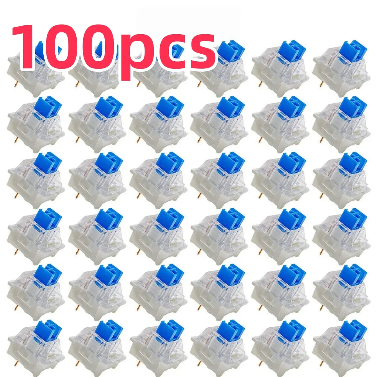 20/50/100pcs Keyboard Switch Keyboard Clicker Key 3 Pin Tactile Switch For Replacement Mechanical Keyboard Accessories