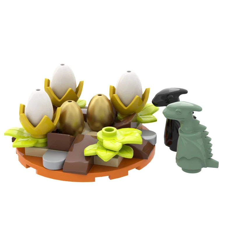 Jurassic Dinosaur Nest Baby Building Blocks Toys Collection Souvenir Gift Birthday Jurassic Rex Raptor
