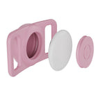 Airtag Dog Collar Holder, [1 Pack] Airtag Holder, Silicone Full Body Covered Protective Air Tag for Pet - Fits All Width