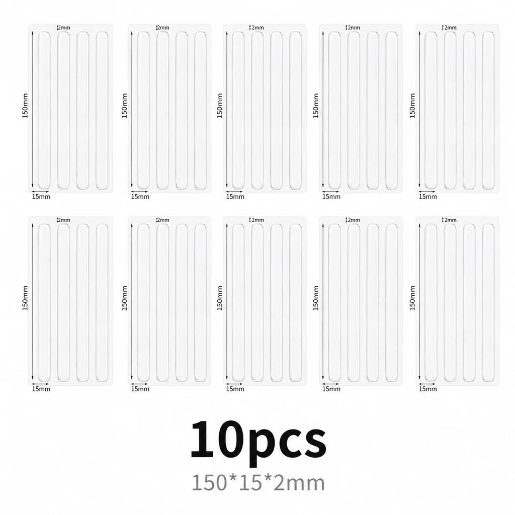 Self Adhesive Buffer Pads Refrigerator Anti-collision Strip Door Stopper Cabinet Door Bumpers Transparent Wall Protector Pad