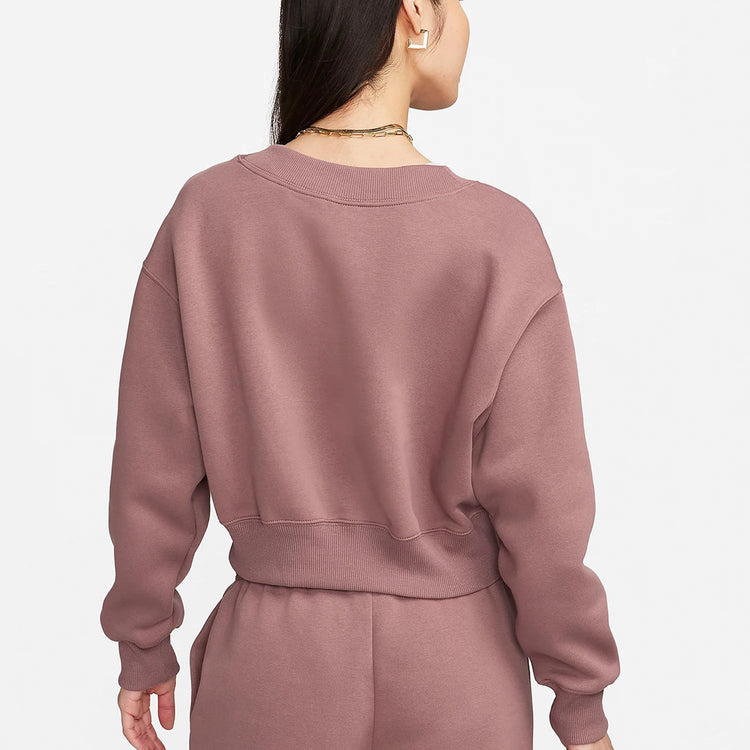 Nike Official Spring New Women's V-Neck Fleece Hoodie FN3652-208