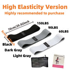 Basic Fabric Resistance Hip Booty Bands Glute Squat Circle Stretch Fitness Strips Loops Yoga Gym Equipment