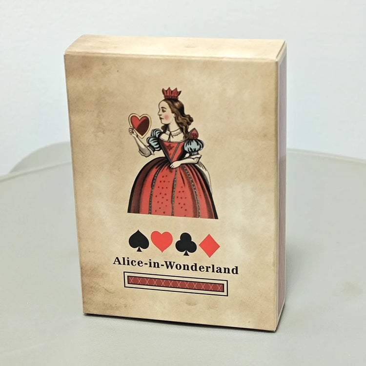 Alice In Wonderland 54 Pcs Playing Cards 9*6.5cm, Full Deck Paper Scrapbooking Craft Poker Deck