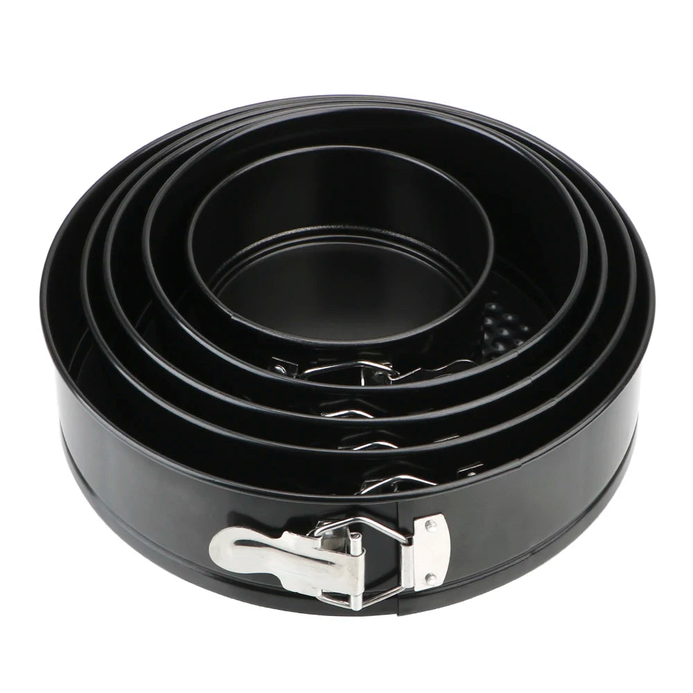 Kitchen Accessories Carbon Steel Cakes Molds Round Cake Pan Bakeware Non-Stick Metal Bake Mould Removable Bottom