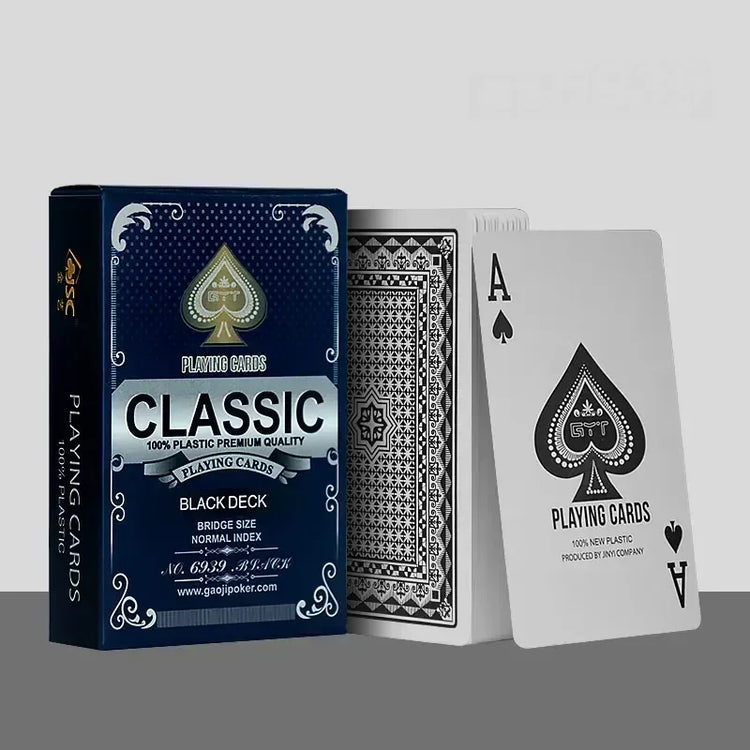 High Quality Waterproof PVC Polka Dot Playing Cards - Washable Adult Christmas Gift for Parties, Bars, Family Gatherings