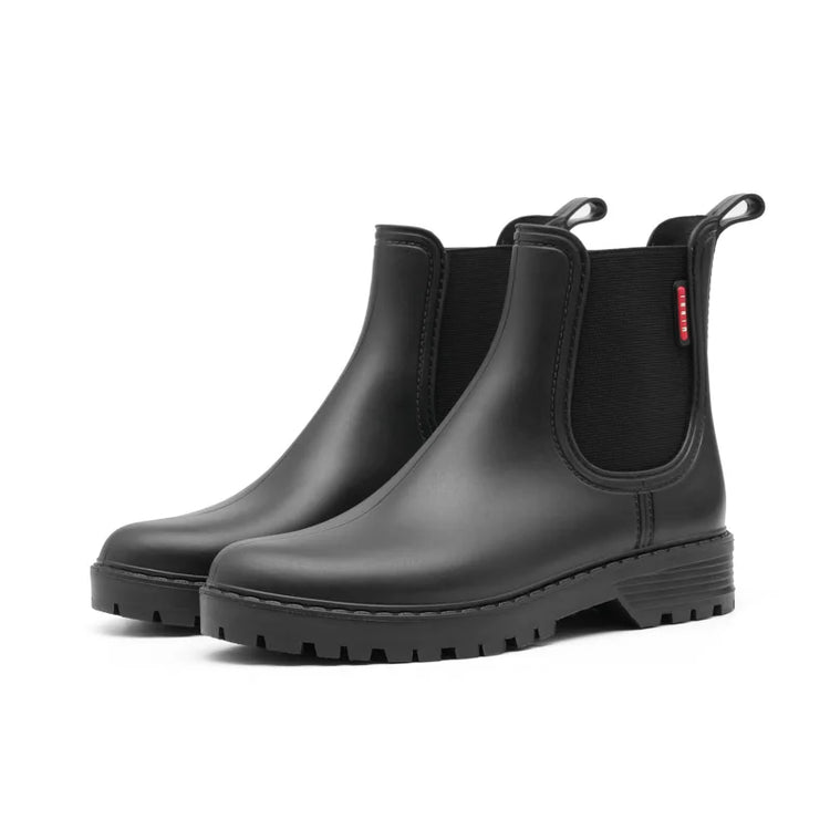 Women's Short Tube anti Slip Rain Shoes, lightweight Waterproof Water Shoes, Fashionable Chelsea Rain Boots, PVC One-Time Moldin