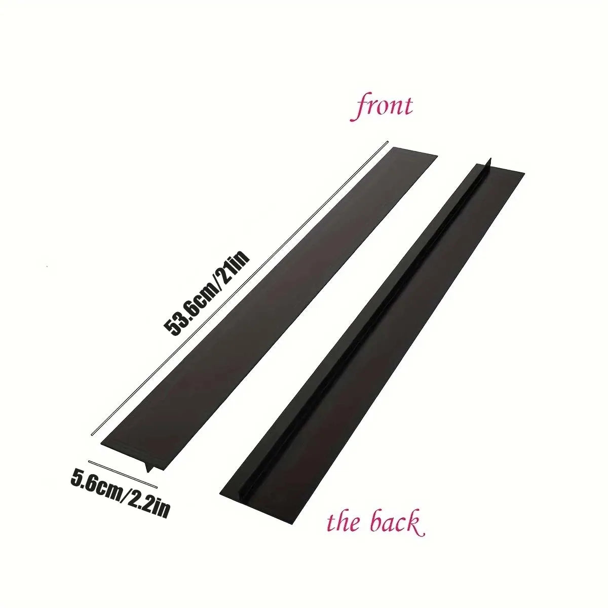 Silicone Gap Strip, Kitchen Gas Stove Sealing Strip, Kitchen Anti-Oil Anti-Stain Strip, Silicone Seal Insert Strip