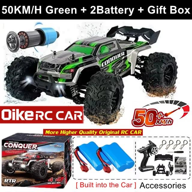 Oike 4WD RC Auto 40KM/H 50KM/H 80KM/H High Speed Drift Racing Climbing Remote Control Car Truck 4X4 All Terrain Off Road Buggy