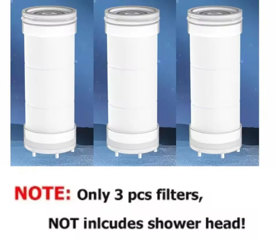 New 7 IN 1 Large Flow Shower Head With Filter 4 Modes High Pressure Water Saving One-Key Stop Water Massage Portable Showerhead
