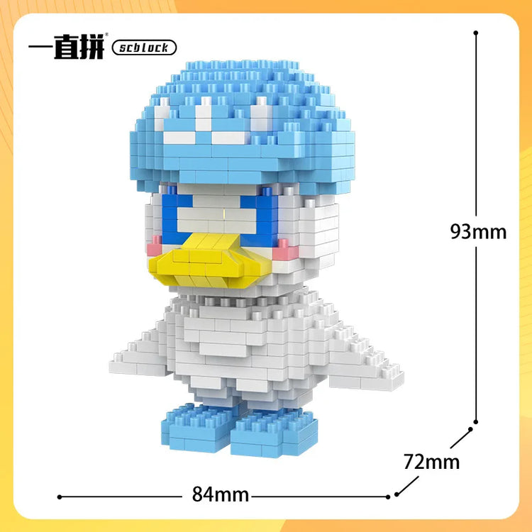 Pokemon Building Blocks Small Cartoon Mini Block Pikachu Charizard Eevee Mewtwo Anime Assemble Action Model Dolls Boys Toys