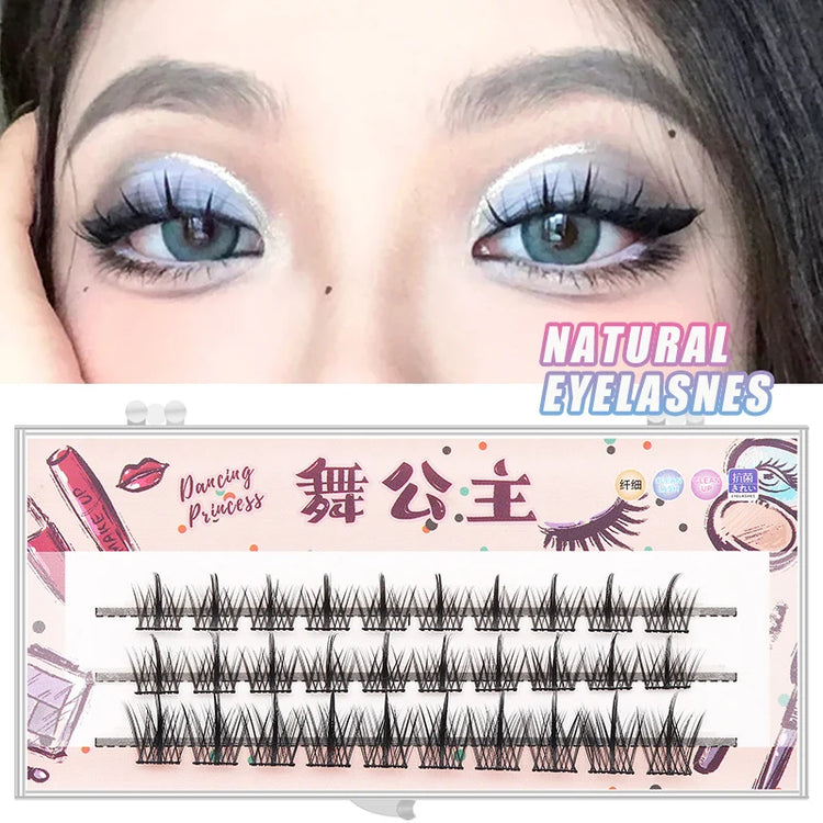 Individual Lashes Eyelash Book Clusters Extensions False Eyelash DIY at Home Cluster Eyelash Extensions Makeup Kit Lashes