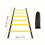 Agility Ladder Set 2-10M Speed Training Ladder with Carry Bag for Soccer Football Footwork Coordination Fitness Drills Home Gym