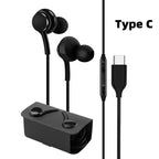 In-Ear 3.5mm Wired Type-C Earphones Stereo Headset Audio Accessories for Android Smartphones