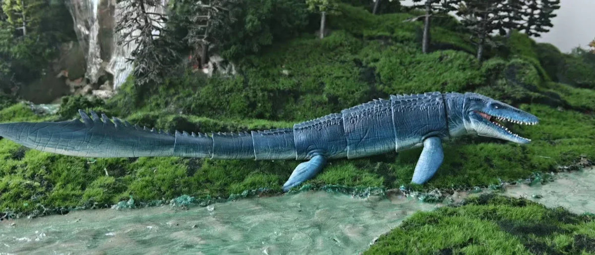 Jurassic Dinosaur Mosasaurus 1/64 34CM 13.4-inch 3D resin printing Action Figures Toy Gift Collection【Delivery within 20 days】
