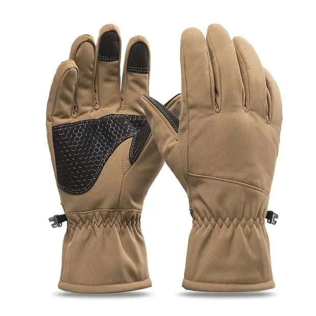 Tactics Outdoors Camouflage Hunting Warm Non-Slip Fishing Gloves Waterproof Touch Screen Winter Ski Camping Cycling Sport Gloves