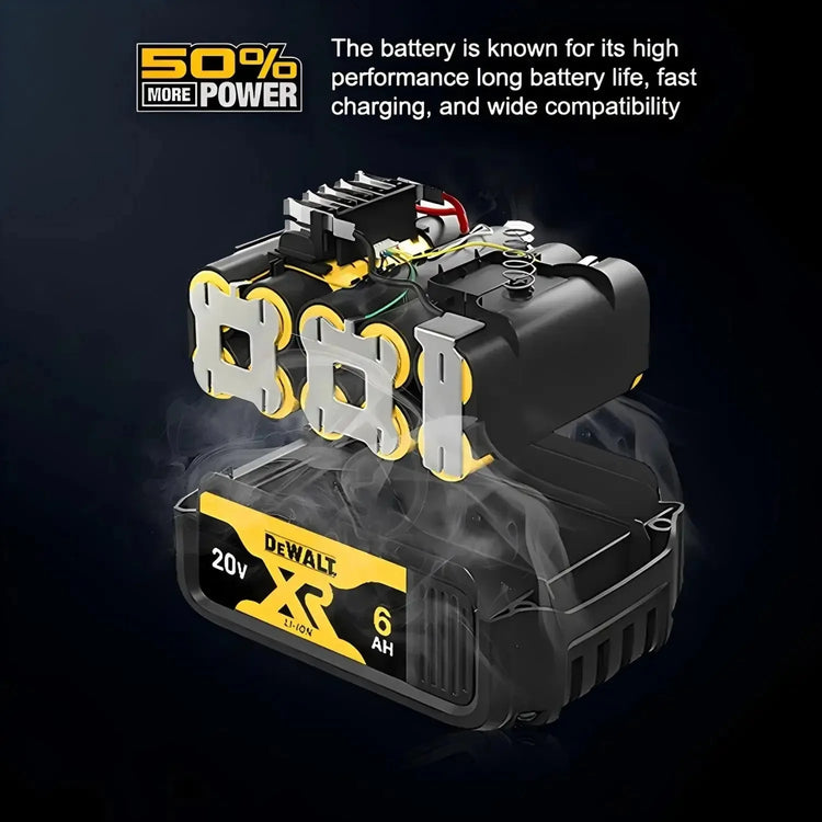 100%Original Dewalt Battery 20V 6Ah 9Ah Tool Battery DCB206 DCB205 DCB200 DCF887 DCG405 DCD791 DCF922 DCF850 DCD805 tool battery