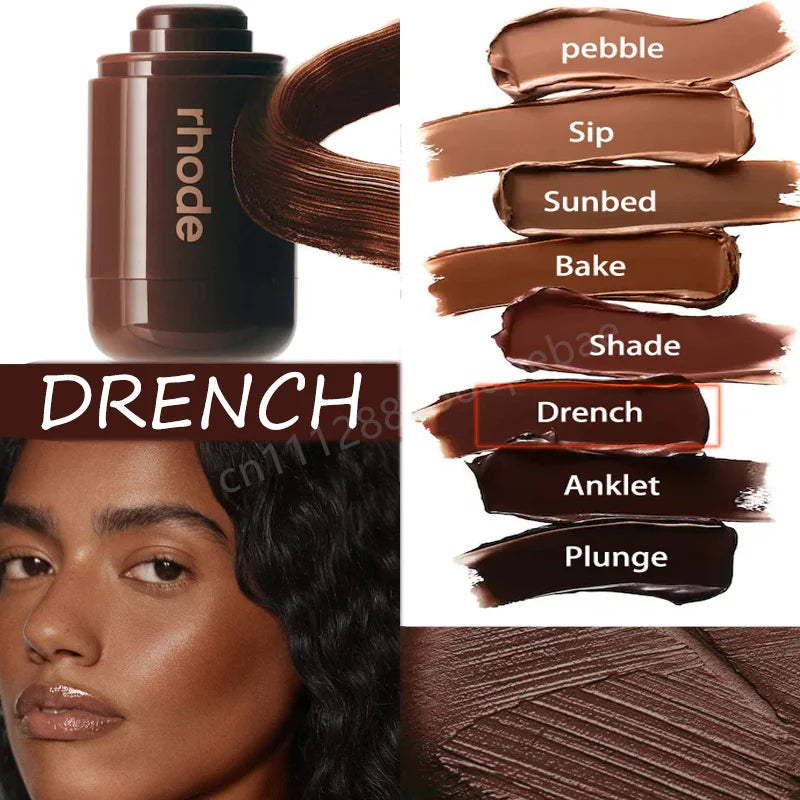 Skin Pocket Bronzer Stick Cream Contour Bronzing Balm Buildable Natural Warm Blush Shade Waterproof Long Lasting Face Makeup