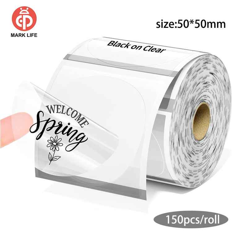 Marklife Thermal Label Printer P50 Bluetooth Sticker Printer Waterproof Tear-Resistant Stickers For Gift/Diy Creative/Marking