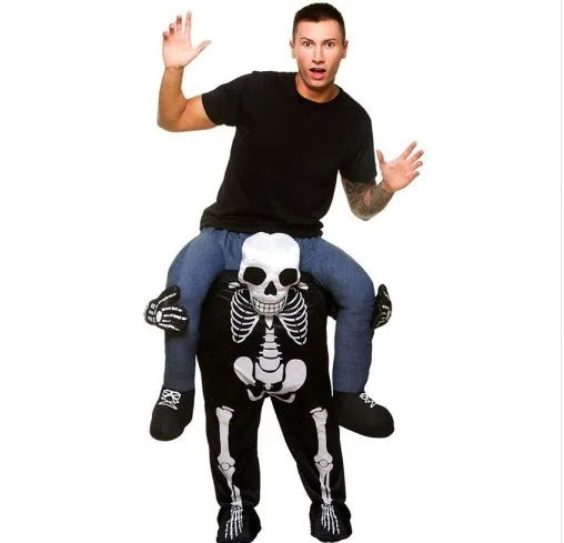 2023 New Animal Doll Prosthetic Leg Pants Halloween Spoof Costume Magic Back Pants