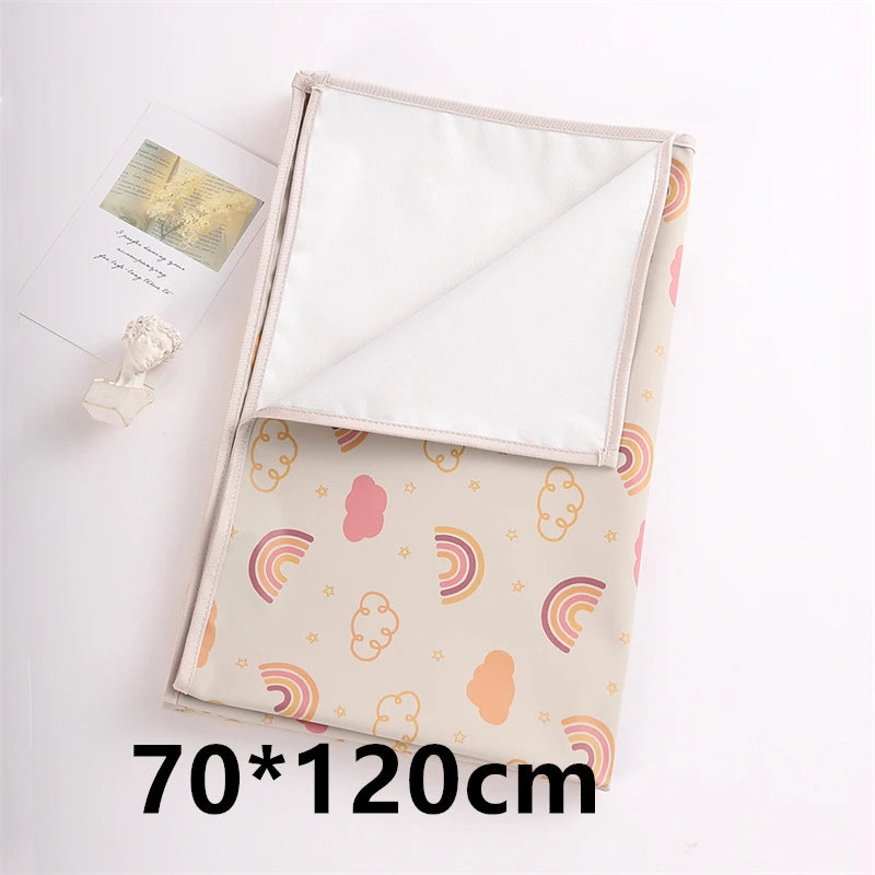 Big Sizes Infant Baby Changing Mat Cover Diaper Mattress Bed Changing Blanket PU Waterproof Soft Easy Clean Picnic Mat
