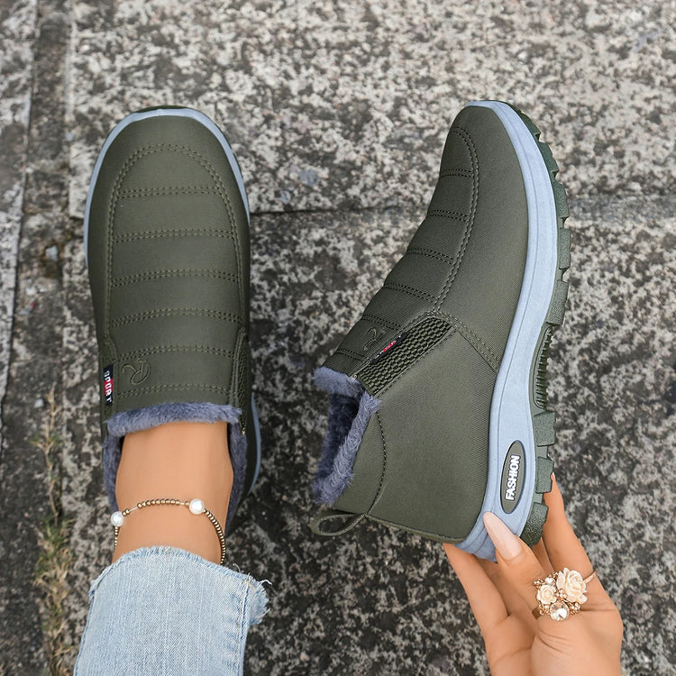 Couple Shoes, Men's and Women's Casual Shoes, Warm, Fleece, Thickened, Anti-Slip, lightweight Snow Boots with Free Shipping