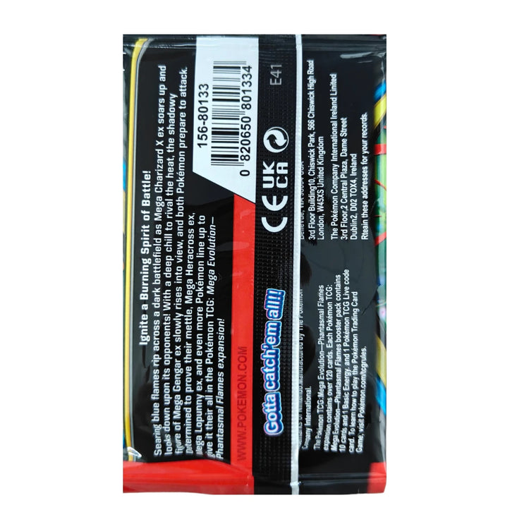 360PCS TCG Mega Evolution Phantasmal Flames Trading Card Gengar Heracross Lopunny Charizard X Anime Collectible Collection Gift