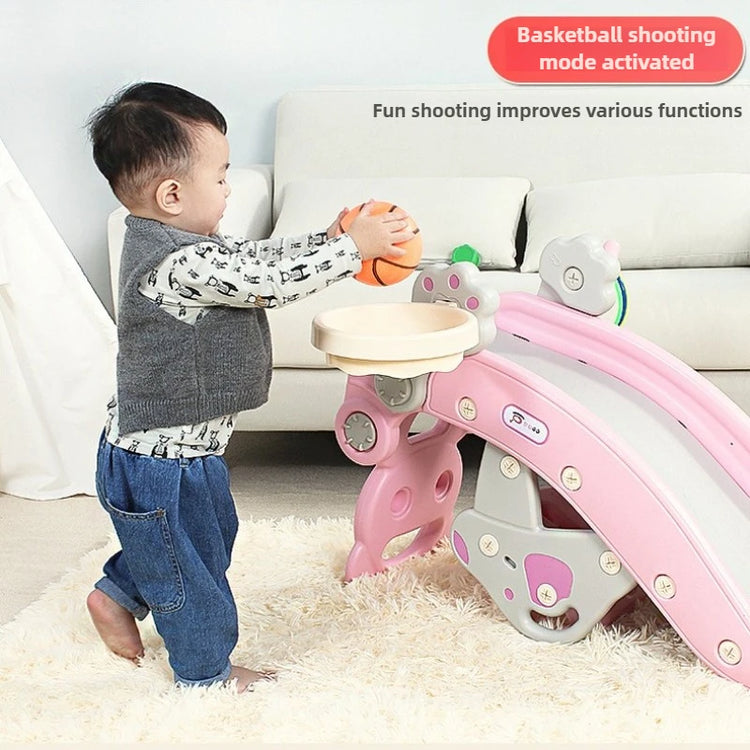 2025 New Baby Indoor Children's Plastic Rocking Horse, Detachable Two-in-one Combination Slide Toy, Rocking Horse Slide