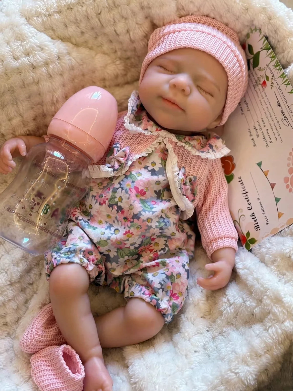 13Inch Bebe Reborn De Silicona Handmade Silicone Reborn Baby Doll Vivienne For Birthday Gifts
