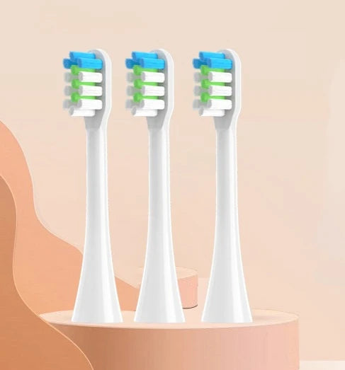 8PCS Replacement Toothbrush Heads for SUBORT S7/Bair X7 X7S X11 X11S Electric Toothbrush Accessories Nozzles Bristles white