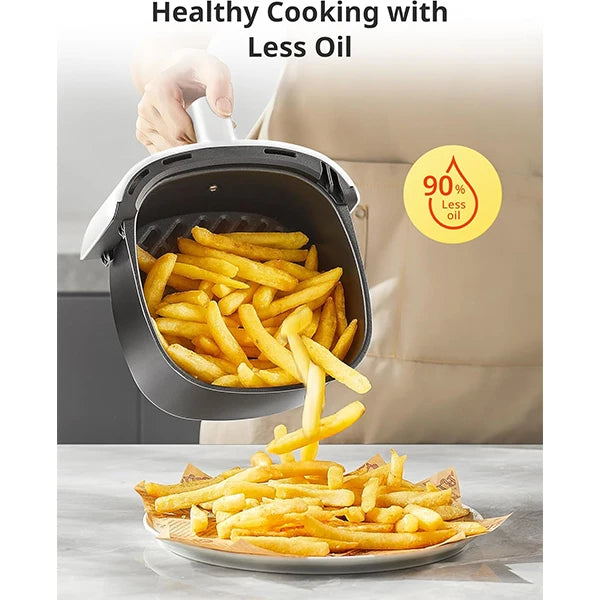 COMFEE' Compact 2.1 Quart Air Fryer with 12 Presets Menu Options, Adjustable Timer & Temperature Control 180-400 degrees F, Dishwasher-Safe Nonstick Fry Basket