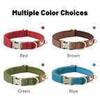DC001-dog collars and pet neckbands, suitable for small, medium, and large dogs, perfect for outdoor use, anti-lost.