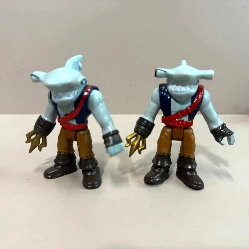 Set Imag-inext Pirate Adventures Shark Pirate Captain Hook Deckmate Ghost Blackbeards Figures 2.8'' Models Cake Topper Kid Toy