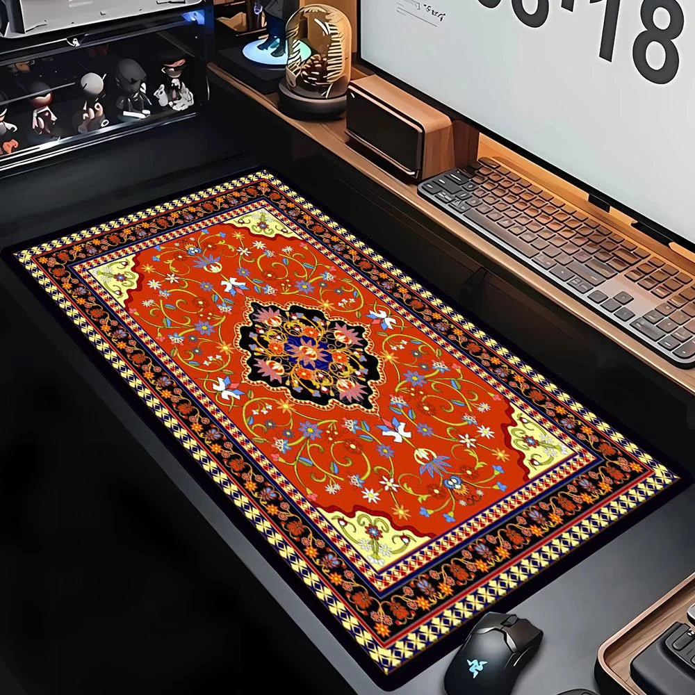 Persian Mouse Pad Large Xxl Big Office Carpet Mouse Mats Gamer Rug Desk Accessories Computer Table Pads Company Speed Extended