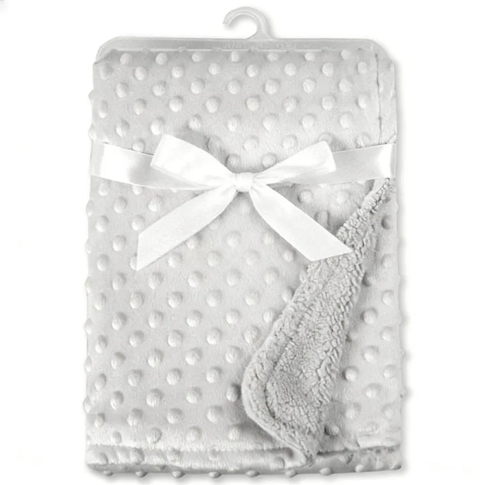 Baby Blanket & Swaddling Newborn Thermal Soft Fleece Blanket Winter Solid Bedding Set Cotton Quilt Infant Bedding Swaddle Wrap