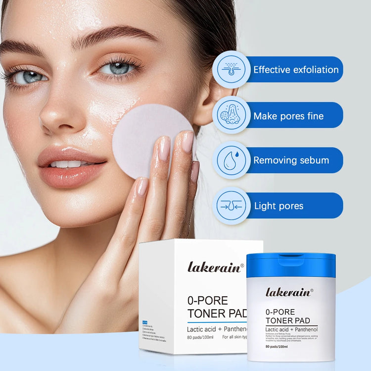 Zero Pore Toner Pads Control Oil Reduce Sebum Exfoliate Deep Clean Refines Pores Antioxidant Skincare Treatment  skincare korean