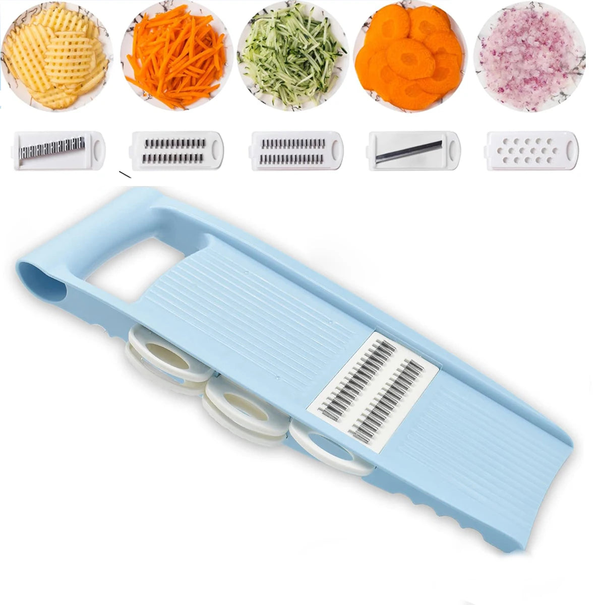 5/7 In1 Vegetable Fruit Slicer Multifunctional Manual Food Grater Cutter Potato Household Chopper Kitchen Veggie Dicer Gadgets