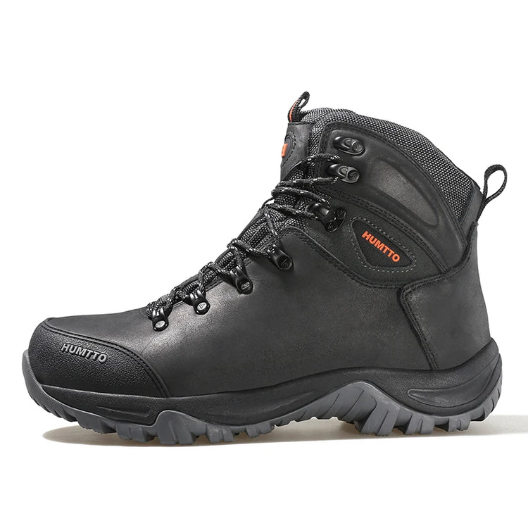 HUMTTO Hiking shoes Men's waterproof hunting Boots Tactical Desert Combat Ankle trekking Boots Male Women warm Leather Sneakers