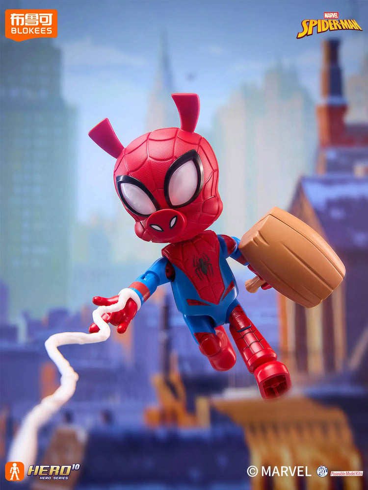 BLOKEES Marvel Building Block Heroes Stars Edition 5th Assembled Anime Cartoon Toy Model Desktop Ornaments Children Holiday Gift