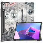 For Lenovo tab P12 12.7 2023 Case Magnetic Tri-Folding PU Leather Stand Tablet Cover for Xiaoxin Pad Pro 12.7 12 7 inch TB371FC