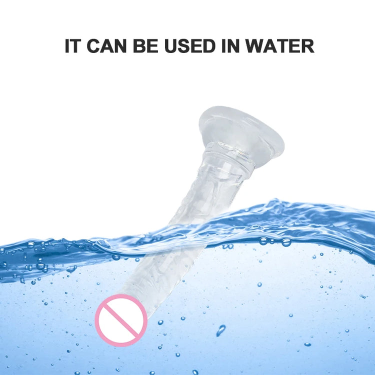 Realistic Dildo Translucent Soft Jelly Huge Dildos Sex Toys for Woman Men Fake Dick Big Penis Anal Butt Plug Erotic Sex Shop