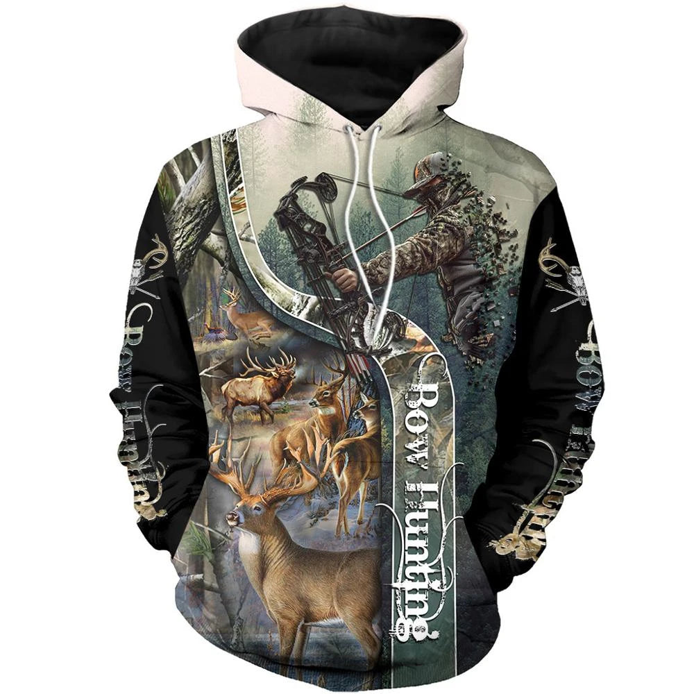 2024 Four Seasons Maple Leaf Camouflage 3D Sports Shirt Men's Fishing Outdoor Camping Hunting Clothing Jacket Men's Hoodie