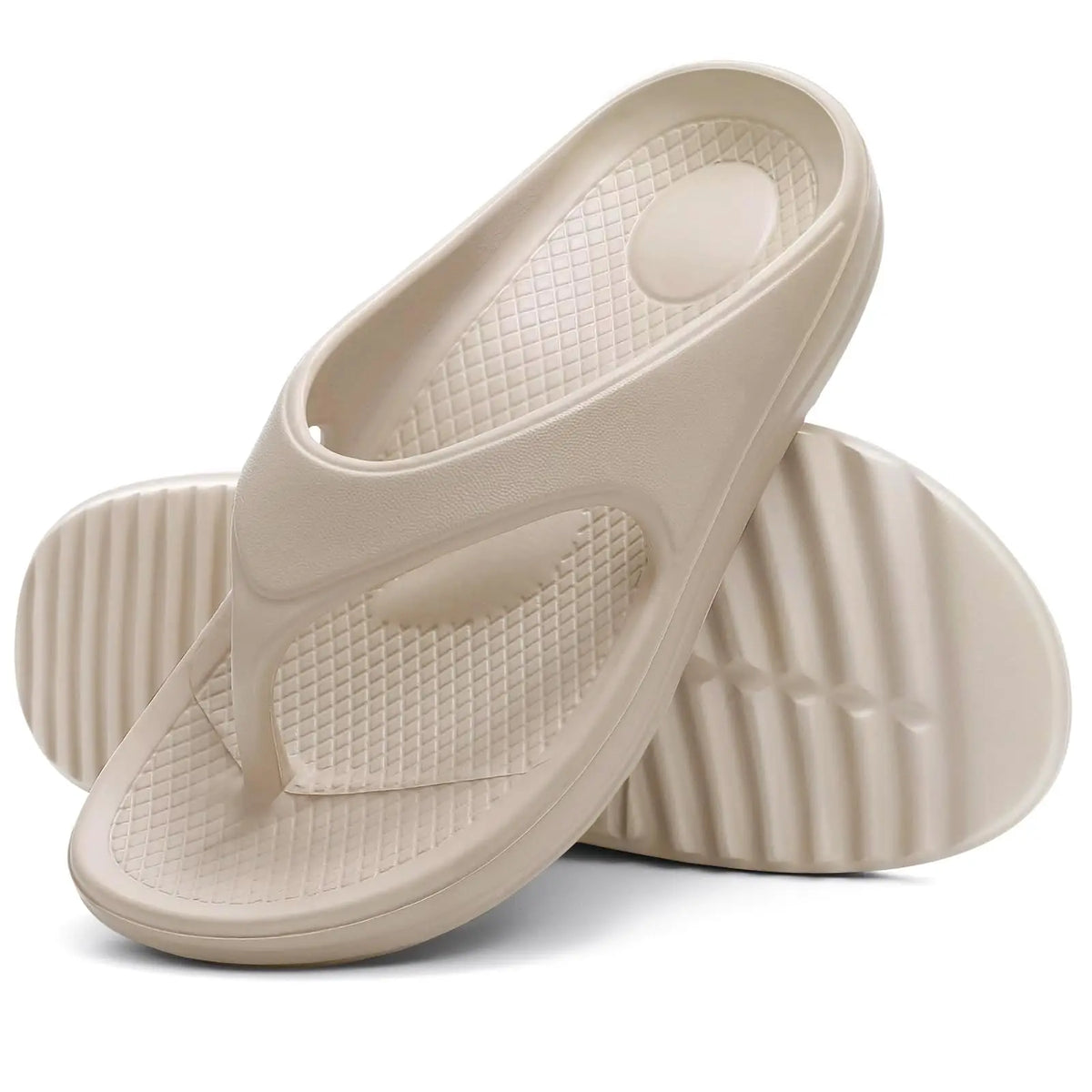 Kidmi Women Flat Sandals Women Slippers Outdoor Non-slip House Slippers Unisex Beach Slides Orthopedic Breath Soft Slippers