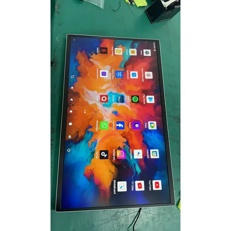 24 Inch Smart Portable TV Monitor Touch Screen Android 13 6+64GB Interactive Entertainment Display for Home Travel Gaming