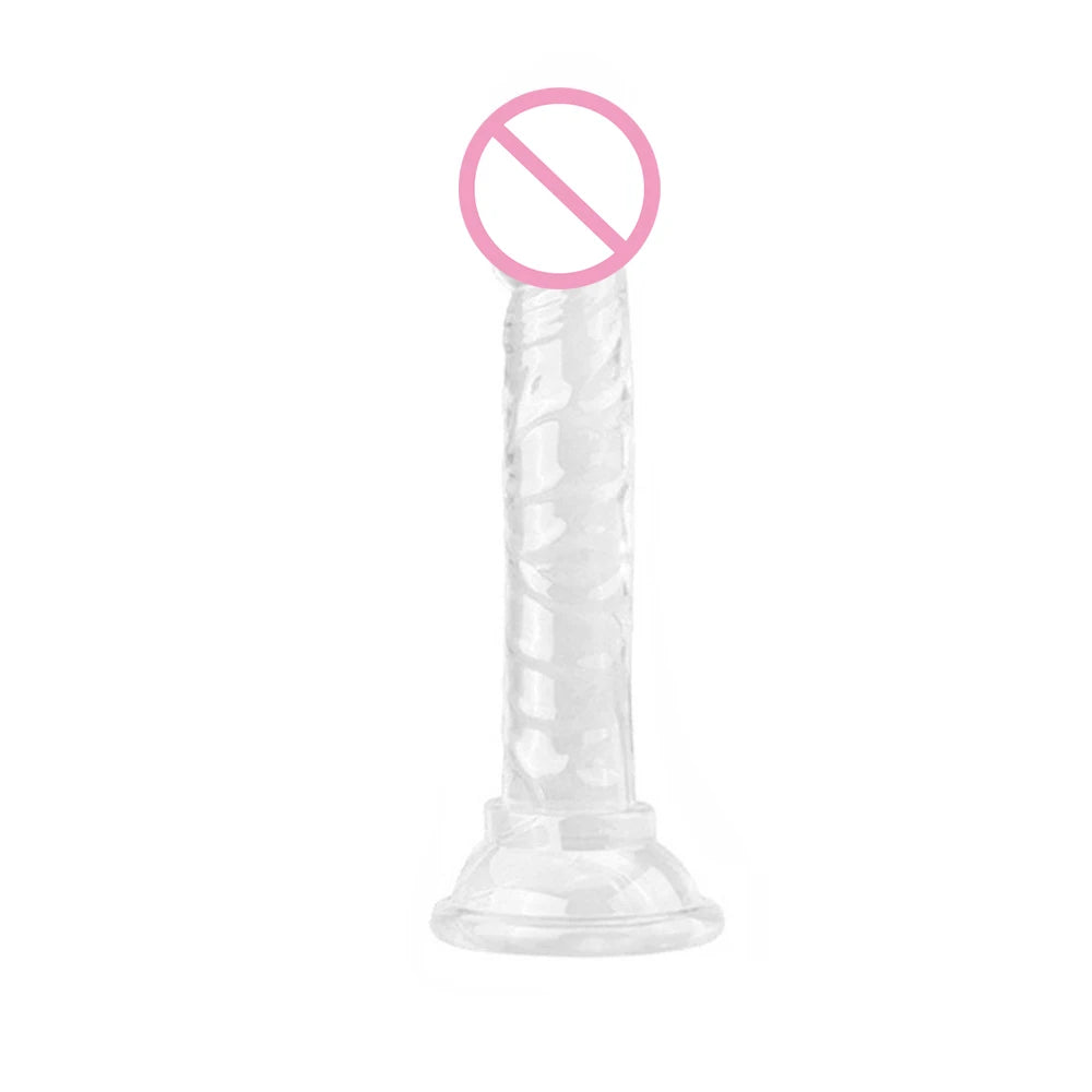 Realistic Dildo Translucent Soft Jelly Huge Dildos Sex Toys for Woman Men Fake Dick Big Penis Anal Butt Plug Erotic Sex Shop
