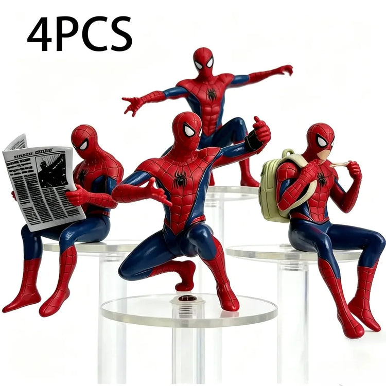 2026 Popular Superhero Spider-Man 7-9 cm Mini Hand-made Desktop Model Decoration Game Peripherals Avengers Collection Toy Gift