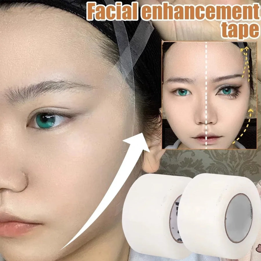 New 8M/Roll PE Facial Tape Professional Lift Wrinkles Cosplay Makeup Tape Breathable Beauty Makeup Tool V-Line Face Lift Tape